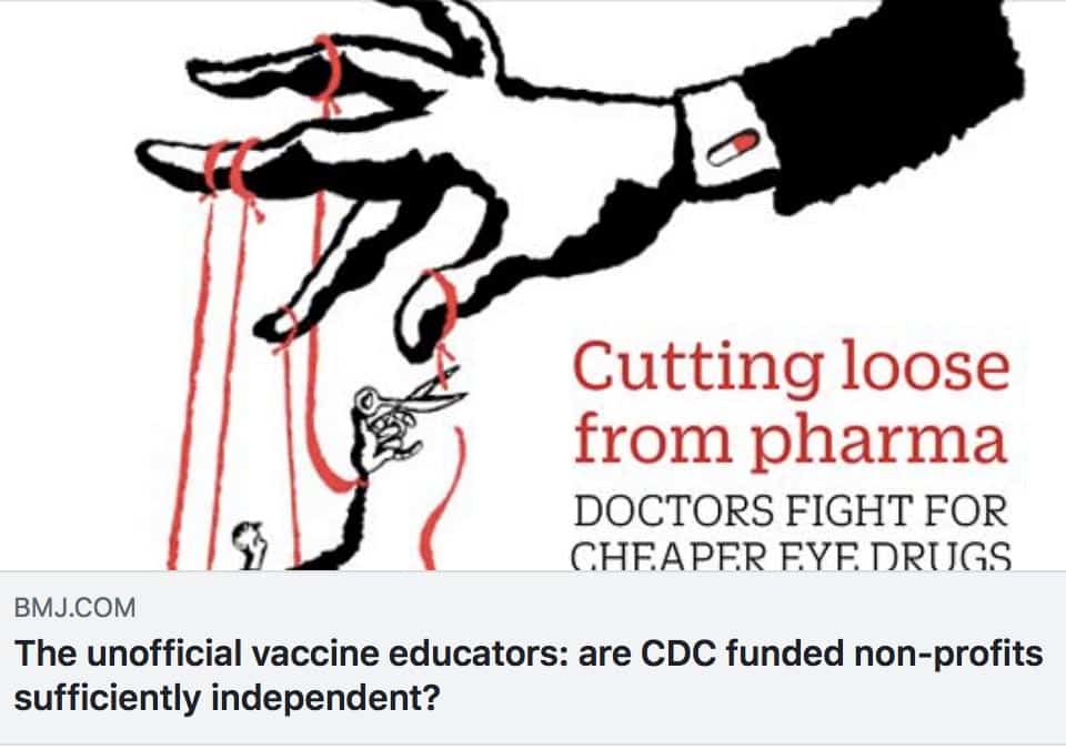 BMJ Reports Vaccine Safety Science is Bought & Paid For By Big Pharma