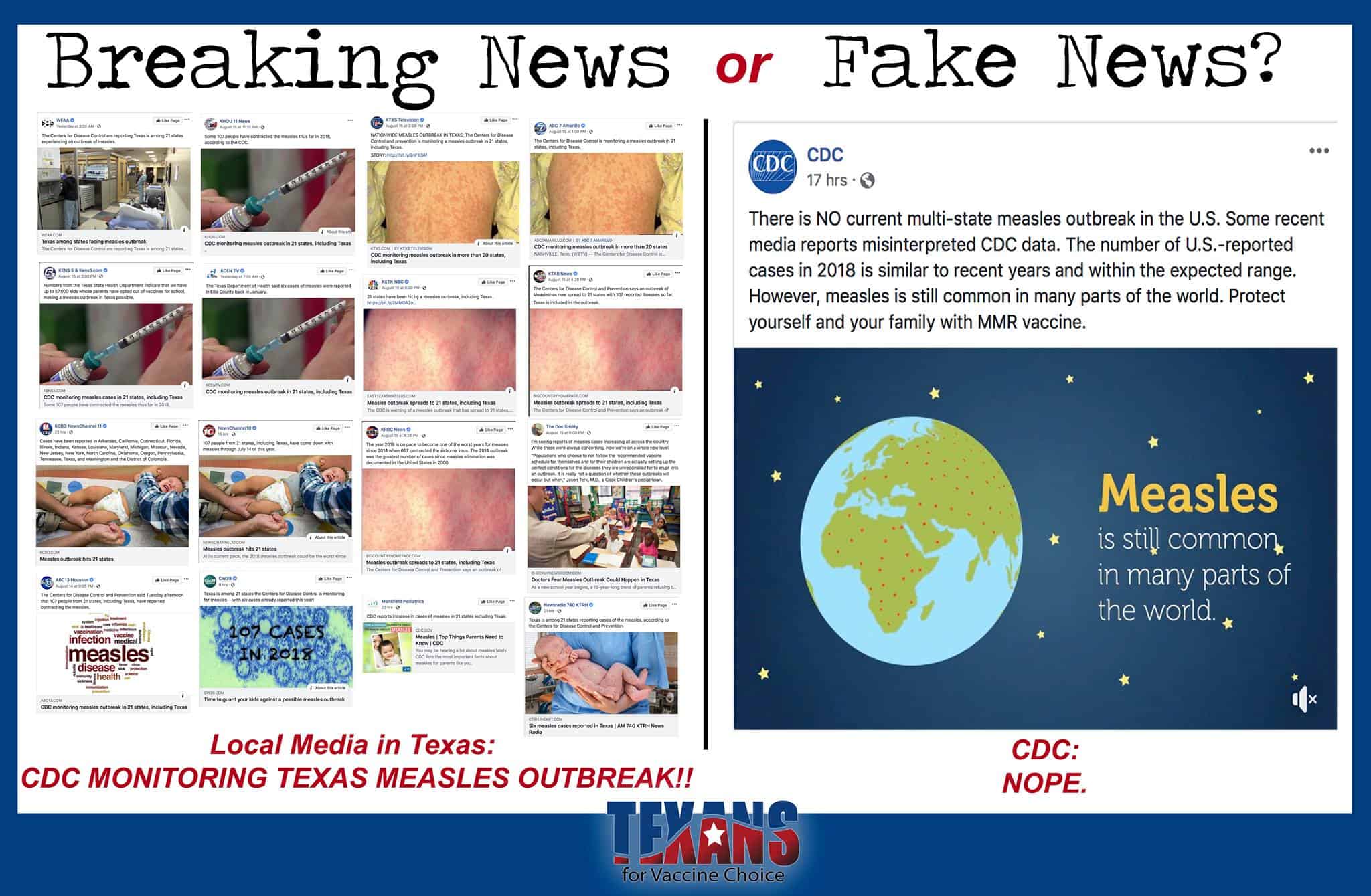 CDC Calls out Media for Fake Measles Outbreak Hysteria