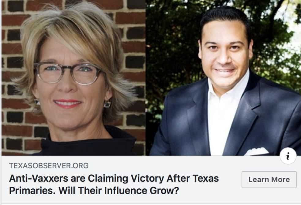 Texas Observer Highlights TFVC 2018 Primary Victory