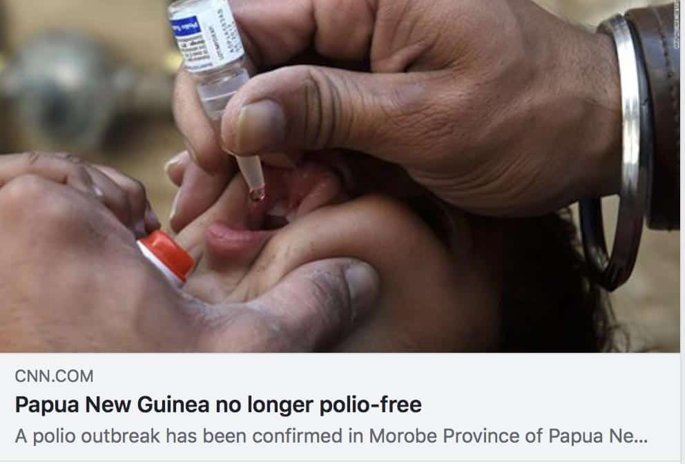 CNN – Oral Polio Vaccine is Causing Outbreaks Around the World