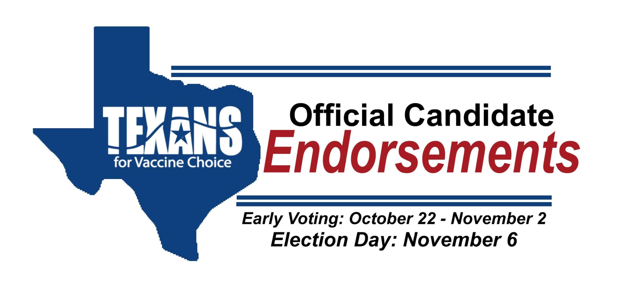 November 2018 Official TFVC Endorsed Candidates