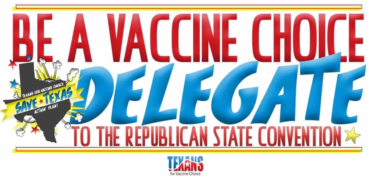 Be a Vaccine Choice Delegate!
