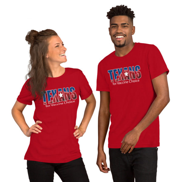 Red Unisex T-Shirt - Image 4
