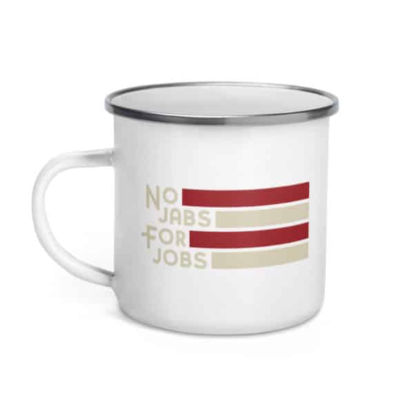 No Jabs For Jobs- Stand with Our Soldiers Mug - Image 3