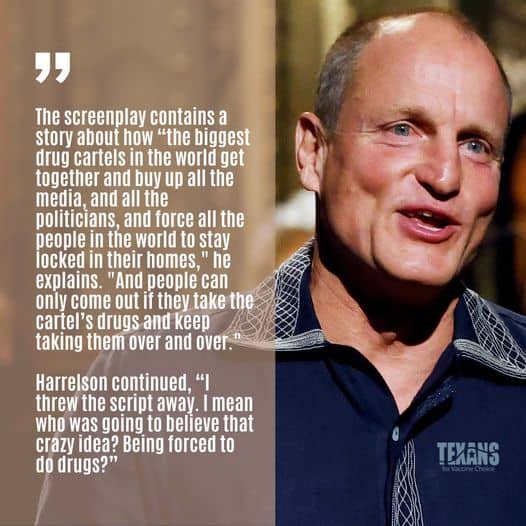 Corporate Media gets Punched Back: Woody Harrelson goes on Medical Liberty Laden Monologue on SNL