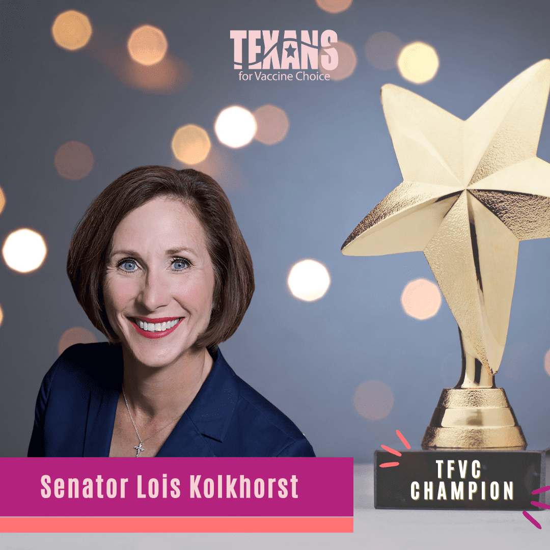 Medical Liberty Champion of the Week: Senator Lois Kolkhorst