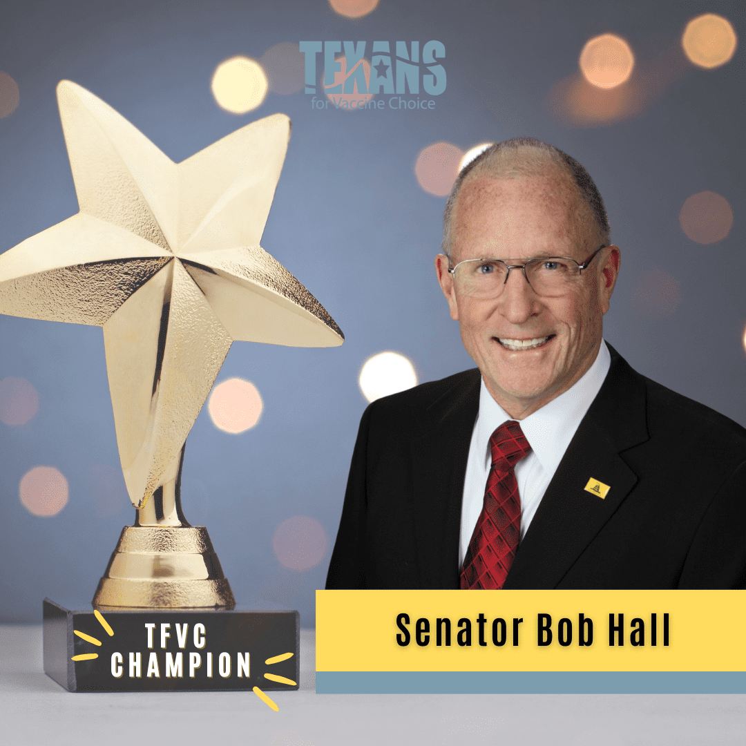 Medical Liberty Champion: Senator Bob Hall