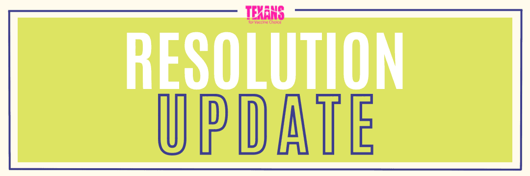 Vaccine Awareness Day Action Alert Update