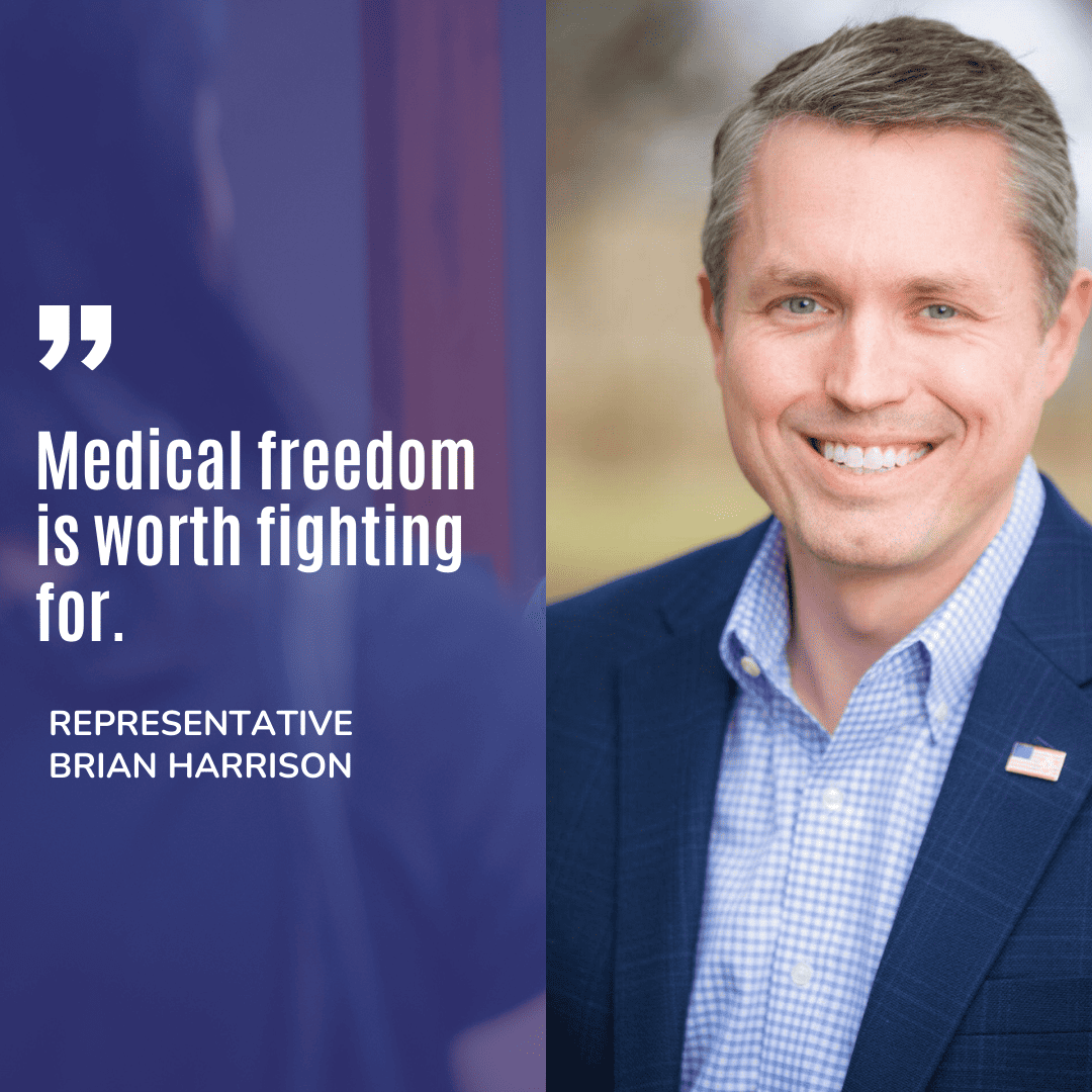 Rep. Harrison Promises to Fight for Medical Liberty
