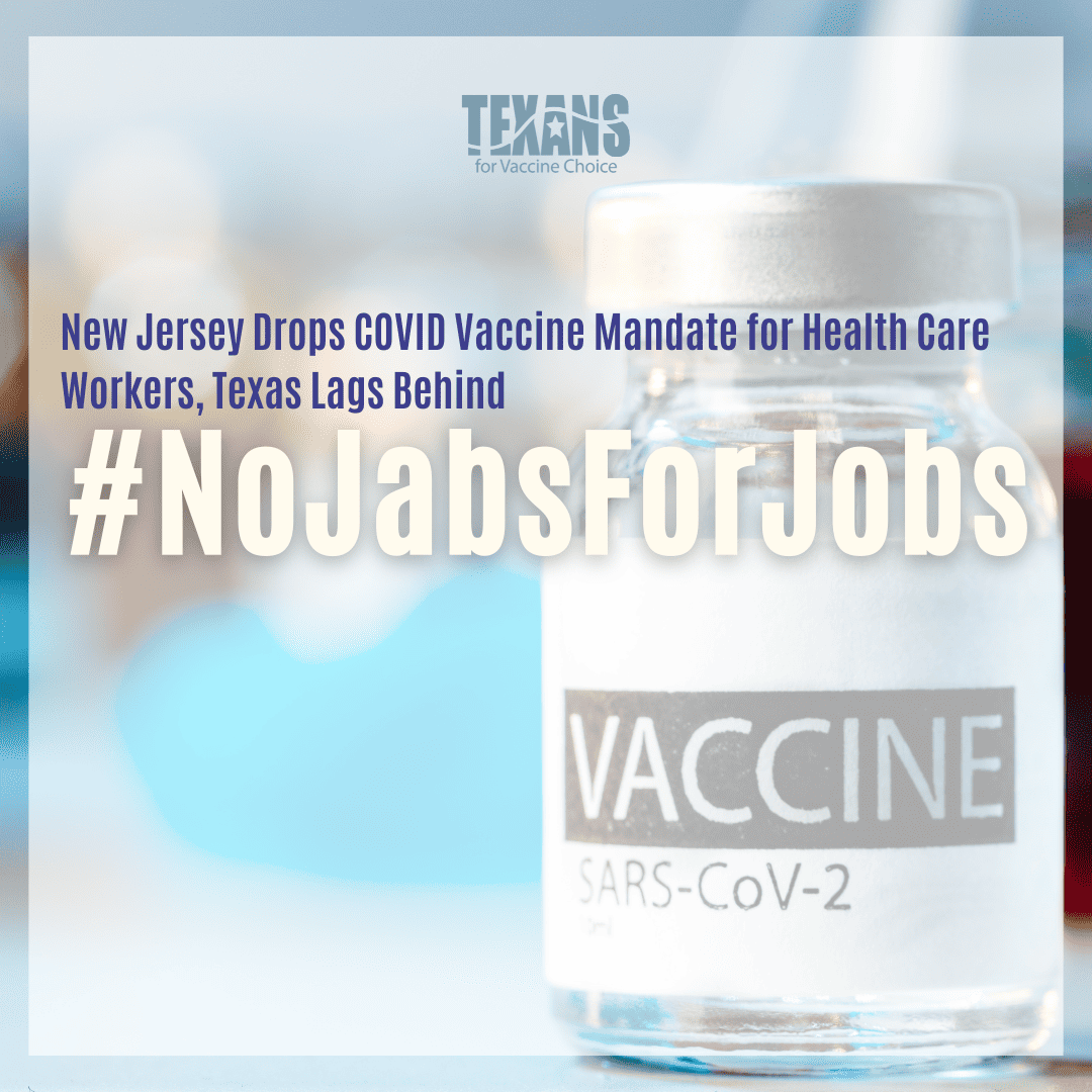 New Jersey Drops COVID Vaccine Mandate for Health Care Workers, Texas Lags Behind