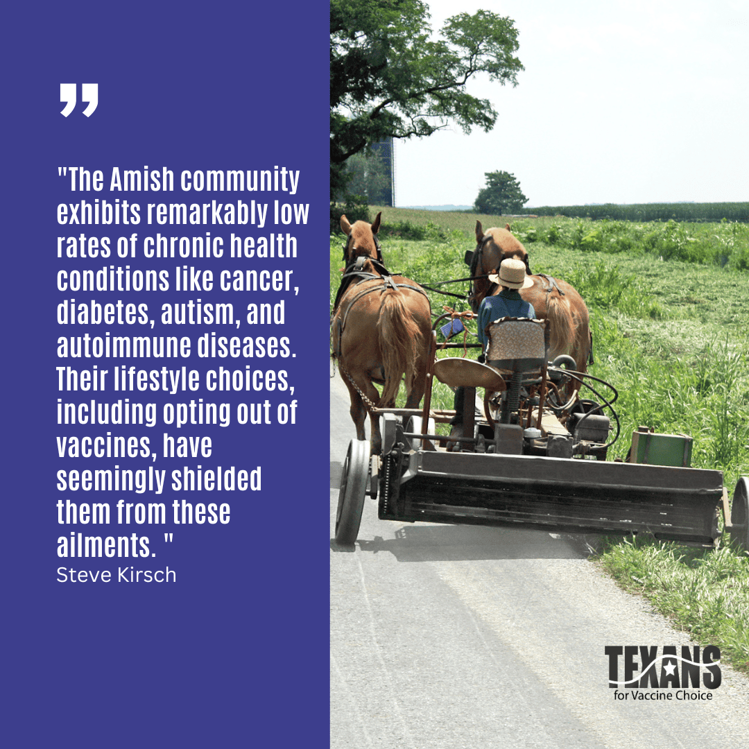 Steve Kirsch Debunks the Medical Establishment by Contrasting it with the Amish