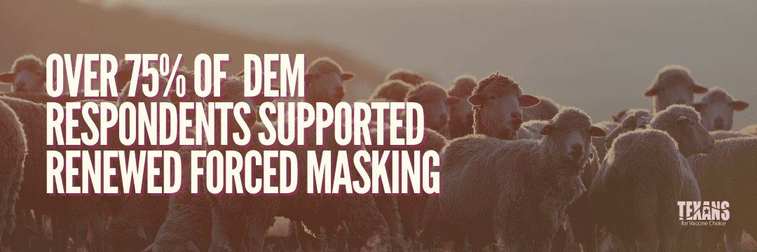 New Survey Shows Massive Difference for Mask Mandates among the Political Parties