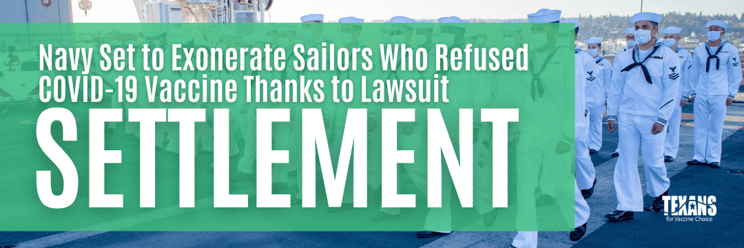 Navy Set to Exonerate Sailors Who Refused COVID-19 Vaccine Thanks to Lawsuit Settlement