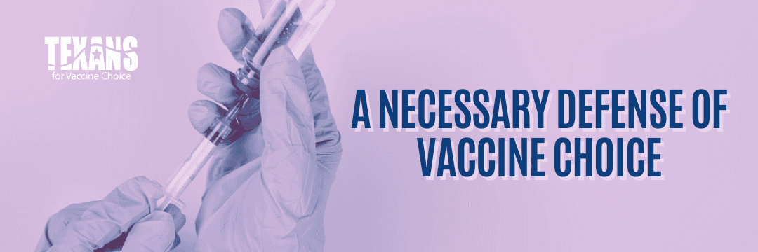 A Necessary Defense of Vaccine Choice